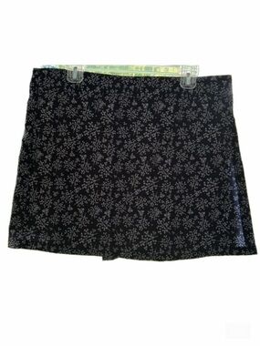 RipSkirt Hawaii Farmhouse Twigs Print Size XL Black Grey Wrap Velcro Mini